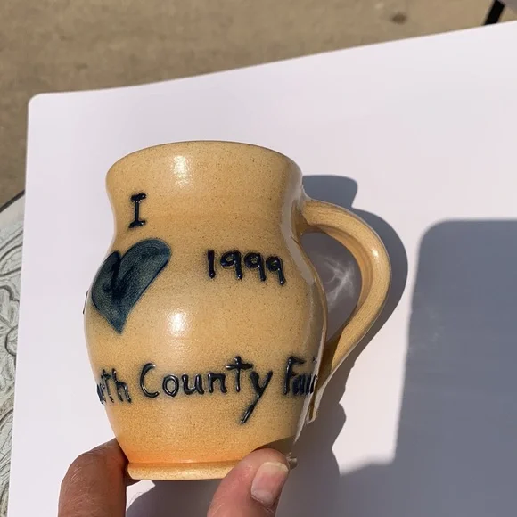 Vintage Collectible Pottery Walworth County Fair Commemorative Mug - Picture 2 of 13
